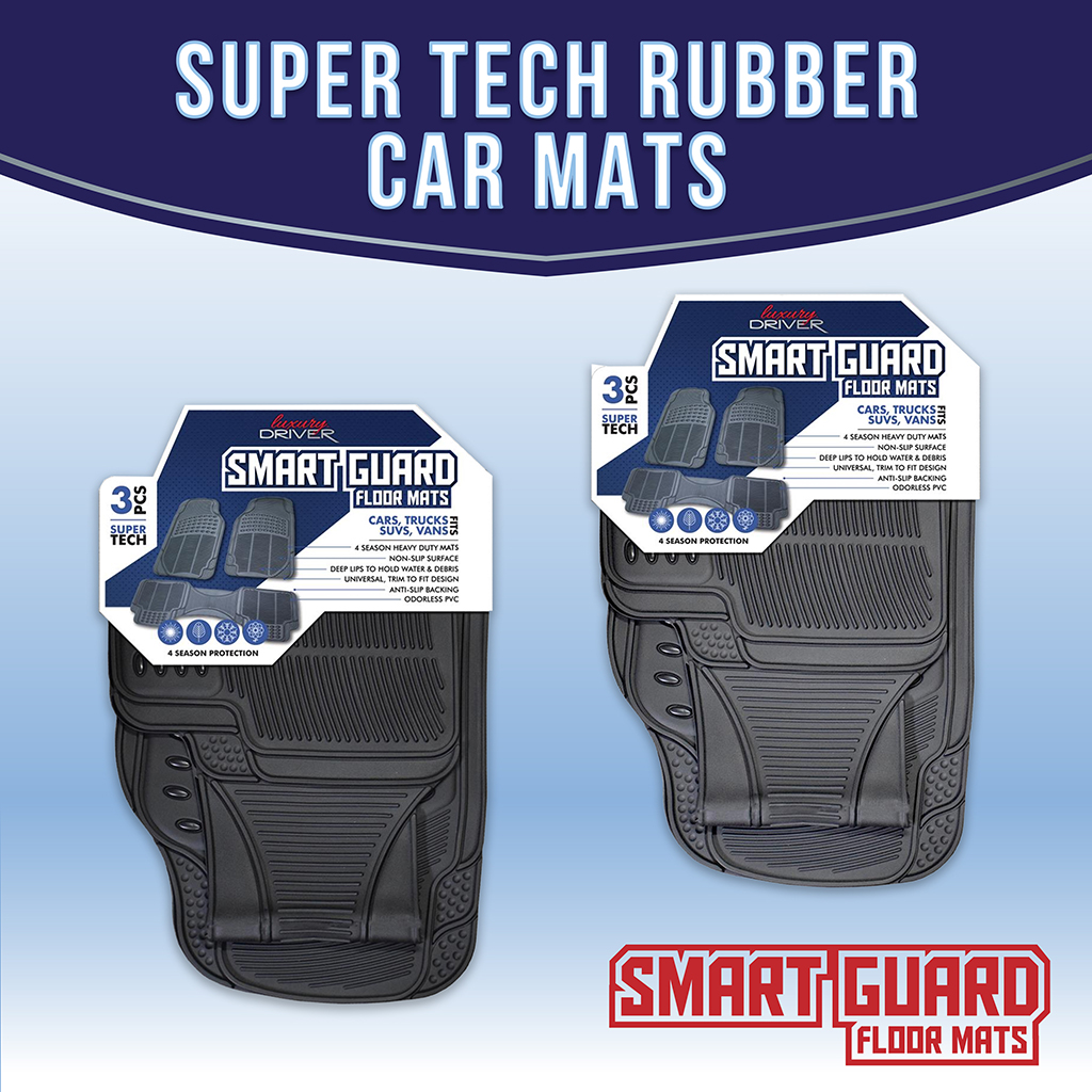 Super Tech Car All Weather Floor Mats