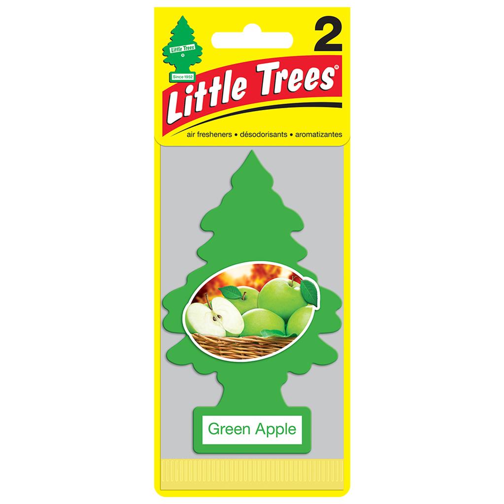 Little Tree Air Freshener 2 Pack - Green Apple CASE PACK 12