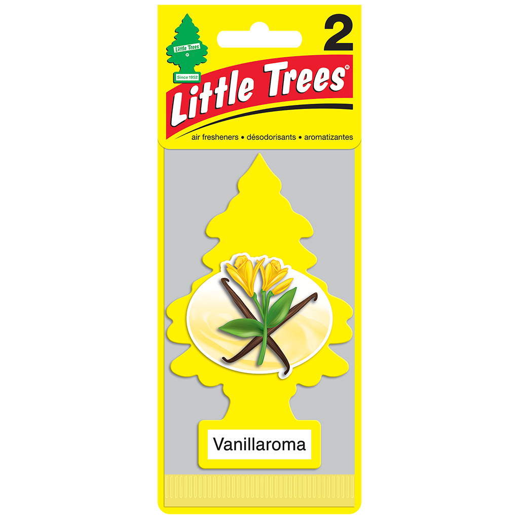 Little Tree Air Freshener 2 Pack - Vanilla CASE PACK 12