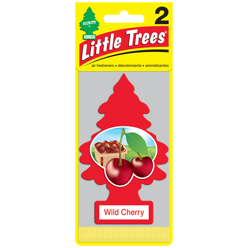 Little Tree Air Freshener 2 Pack - Wild Cherry CASE PACK 12