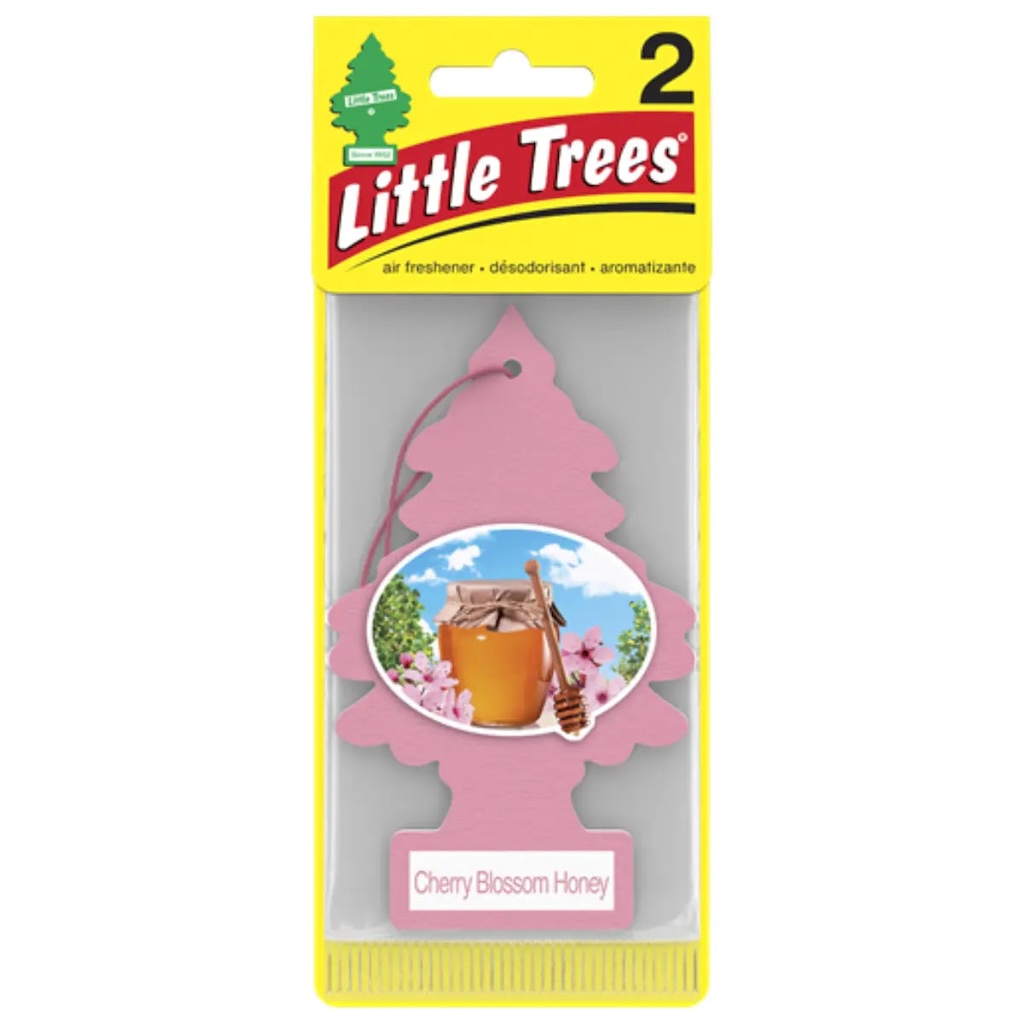 Little Tree Air Freshener 2 Pack - Cherry Blossom Honey CASE PACK 12