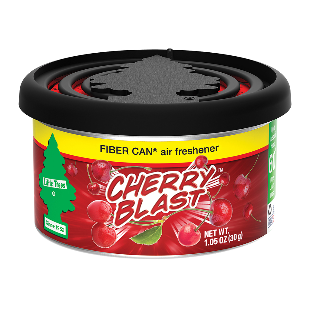 Little Tree Fiber Can Air Freshener - Cherry Blast CASE PACK 4