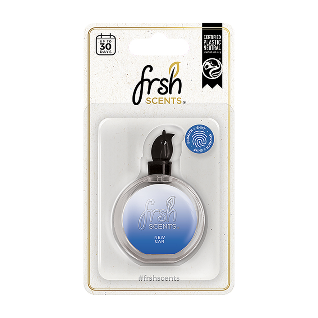 Frsh New Car Scents Solid Bottle CASE PACK 12