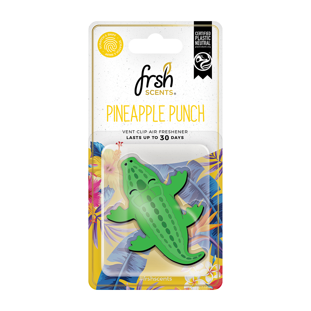 FRSH Croc Inflatable 3D Vent Clip - Pineapple Punch CASE PACK 24