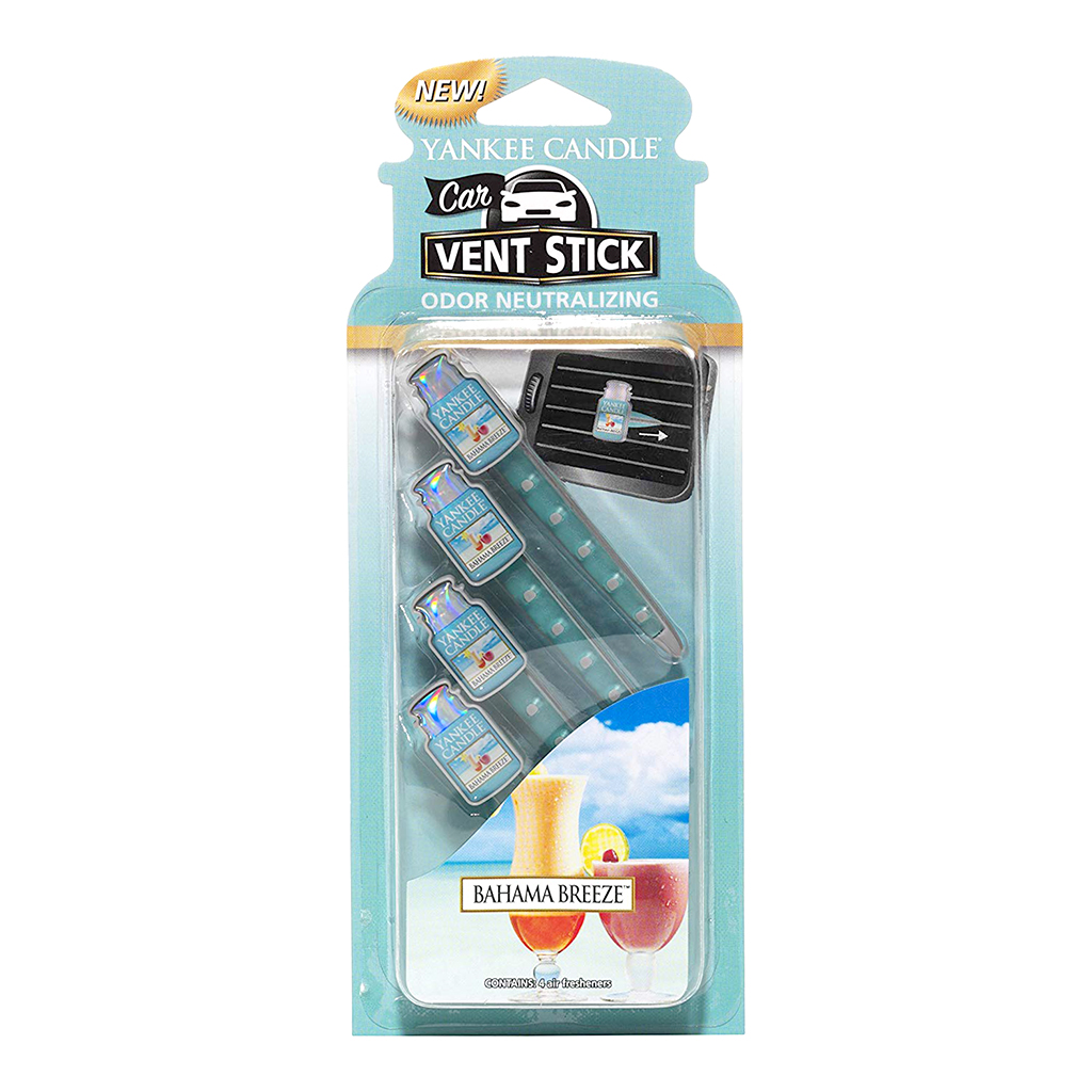 Yankee Candle Vent Stick Air Freshener - Bahama Breeze CASE PACK 6