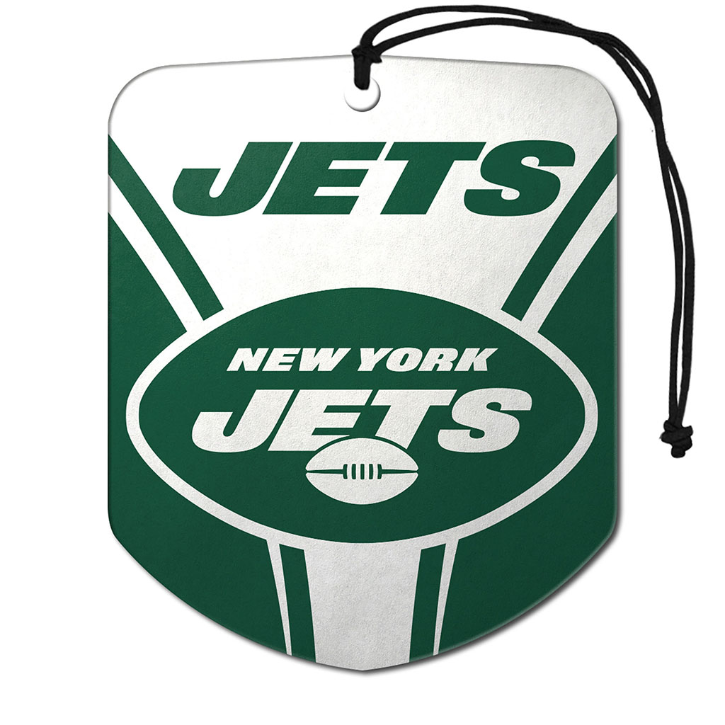 Sports Team Paper Air Freshener 2 Pack - New York Jets CASE PACK 12