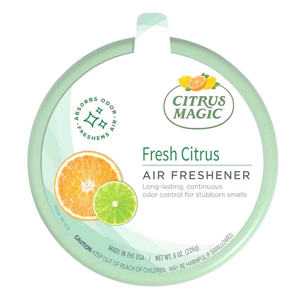 Citrus Magic Solid Air Freshener 8 Ounce -Fresh  Citrus CASE PACK 6