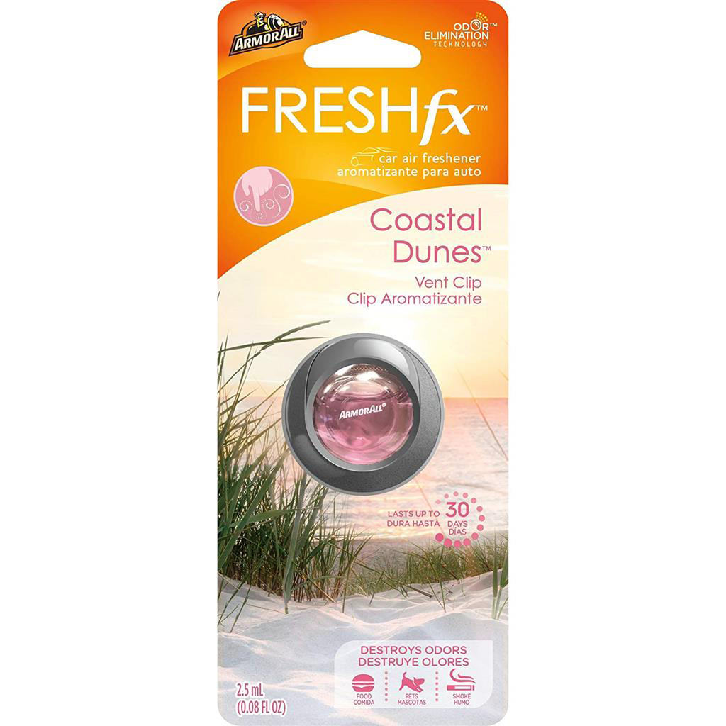 Armor All Vent Clip Air Freshener - Coastal Dunes CASE PACK 4