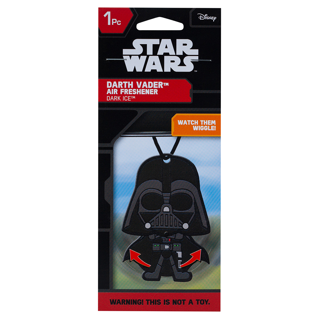 Wiggler Air Freshener - Darth Vader CASE PACK 6