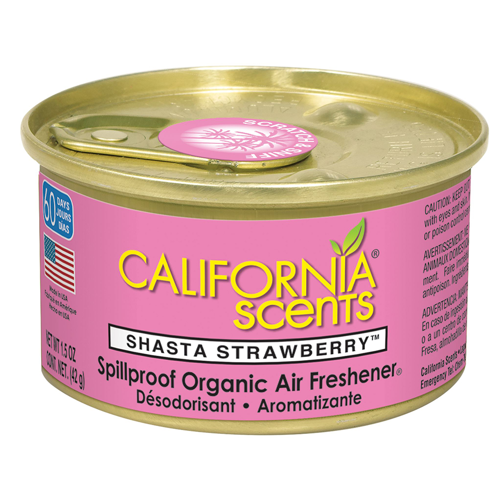 California Scents Can Air Freshener - Shasta Strawberry CASE PACK 12