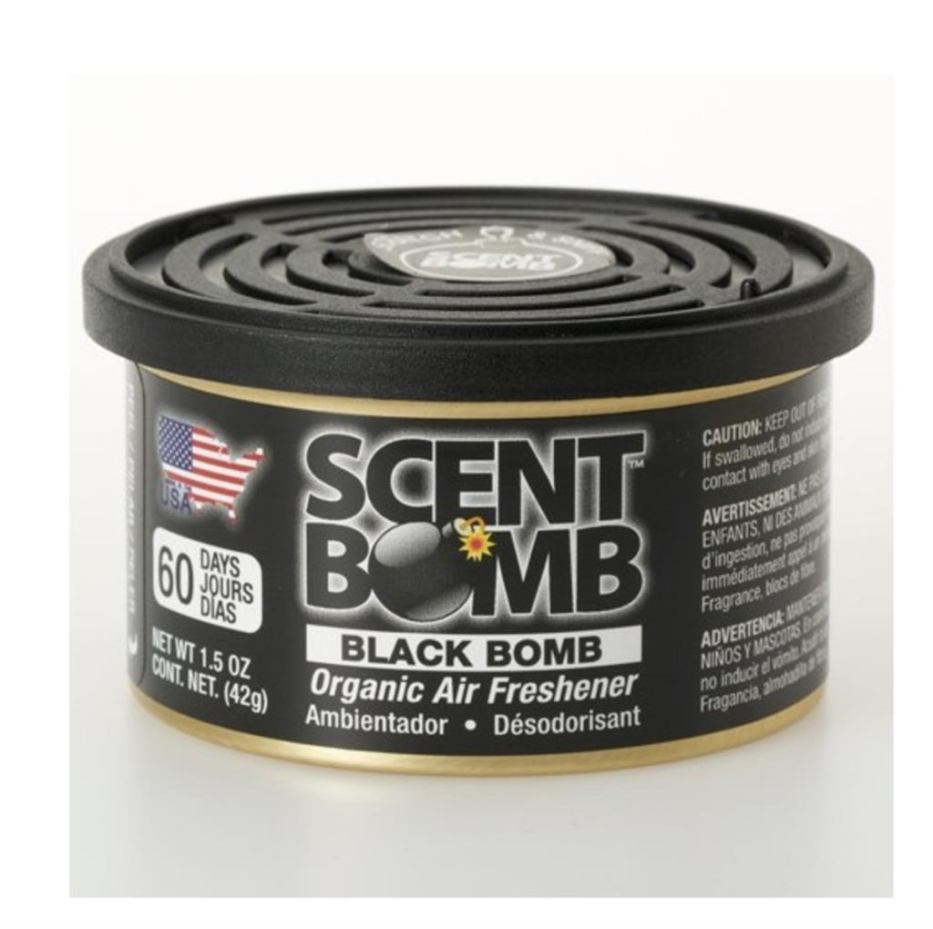 Scent Bomb Organic Can Air Freshener - Black Bomb CASE PACK 20