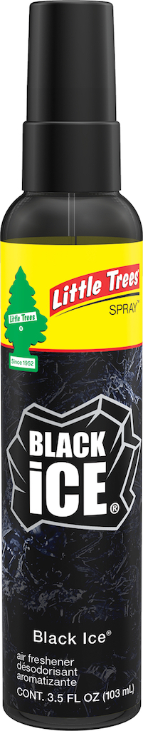 Little Trees Spray Air Freshener Black Ice 3.5 Ounce CASE PACK 6