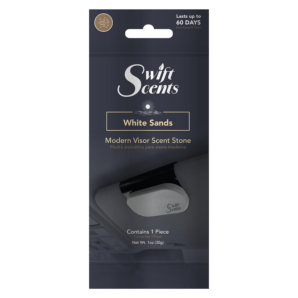 Swift Scents Visor Stone Air Freshener - White Sands CASE PACK 6