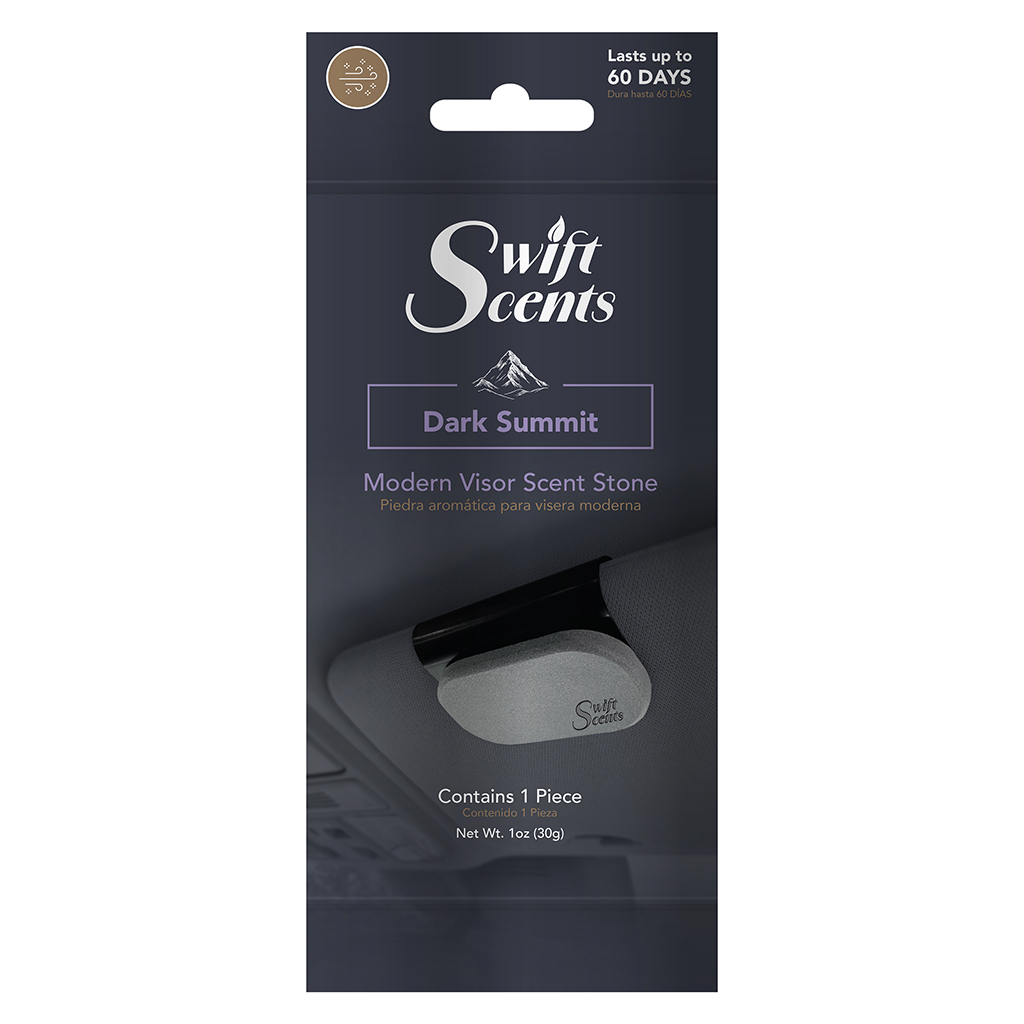 Swift Scents Visor Stone Air Freshener - Dark Summit CASE PACK 6