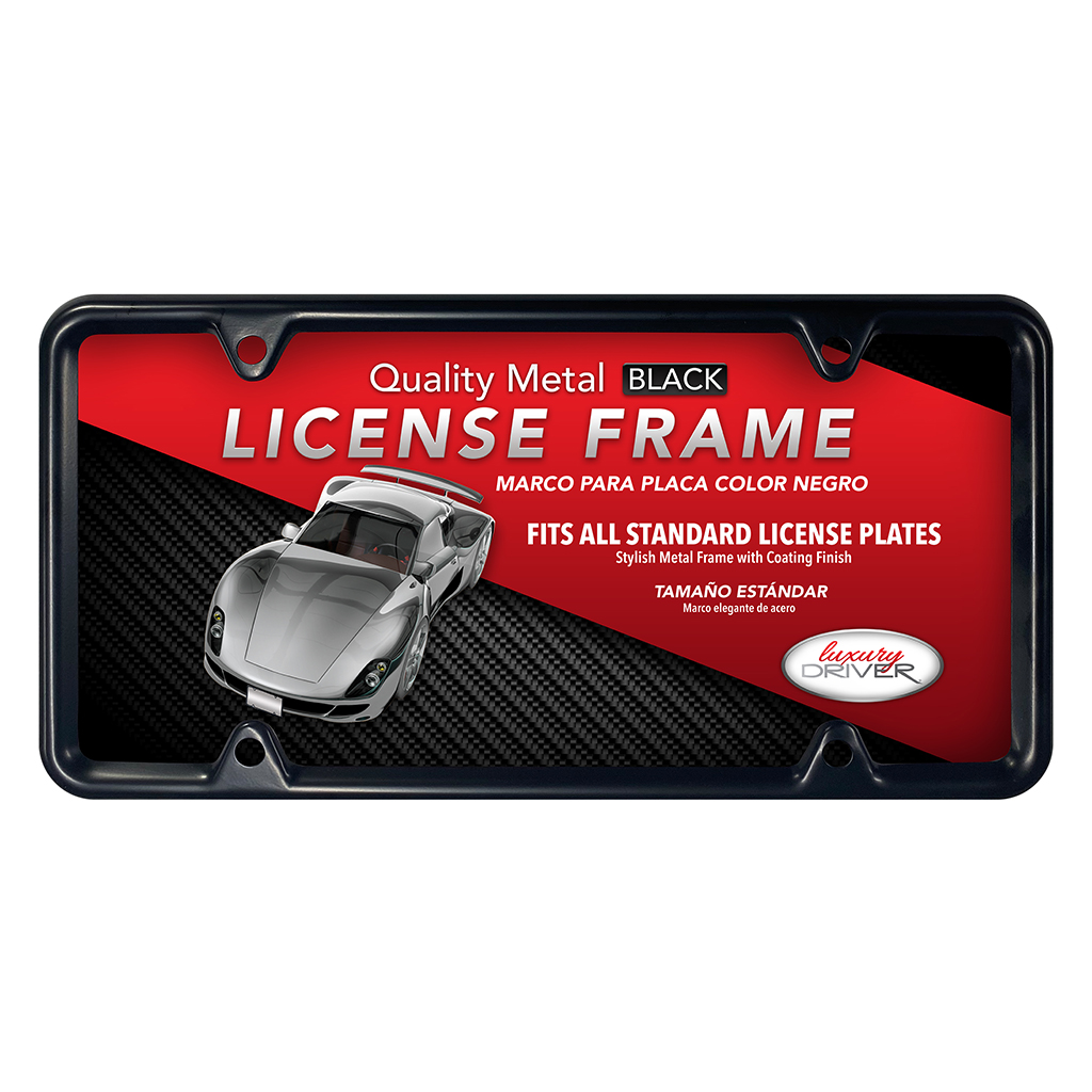 Luxury Driver License Frame - Black