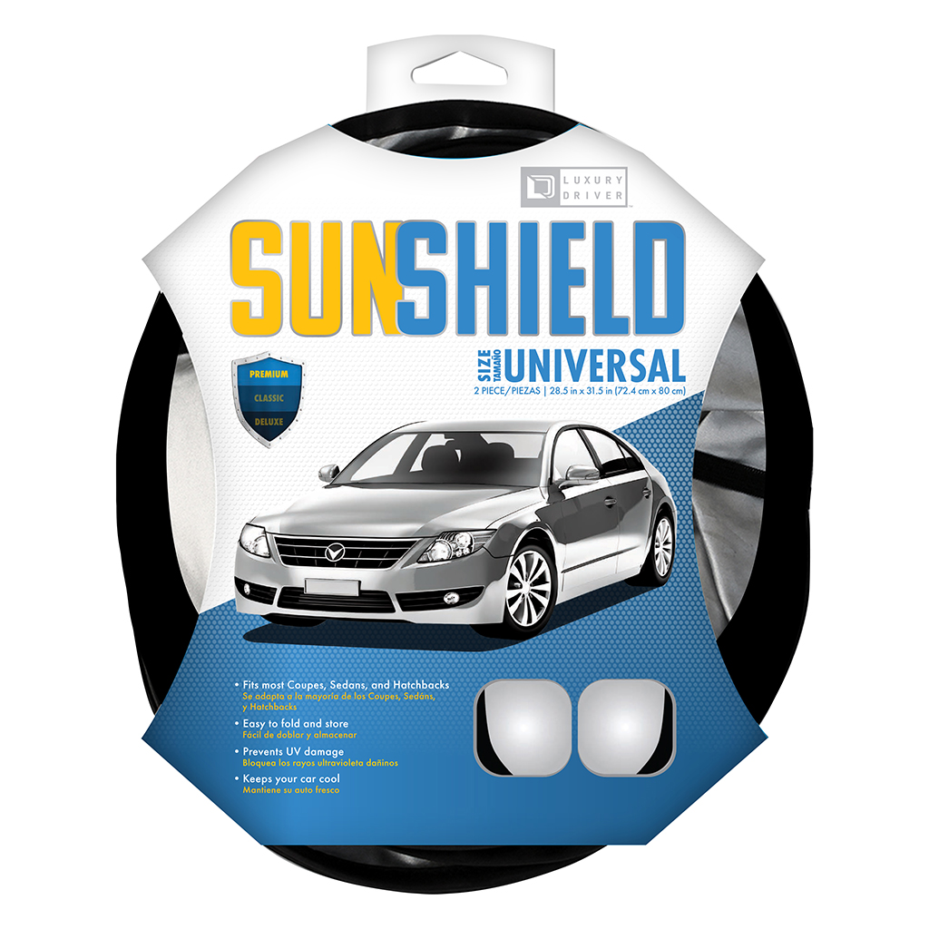 Luxury Driver Premium Twist Sun Shield