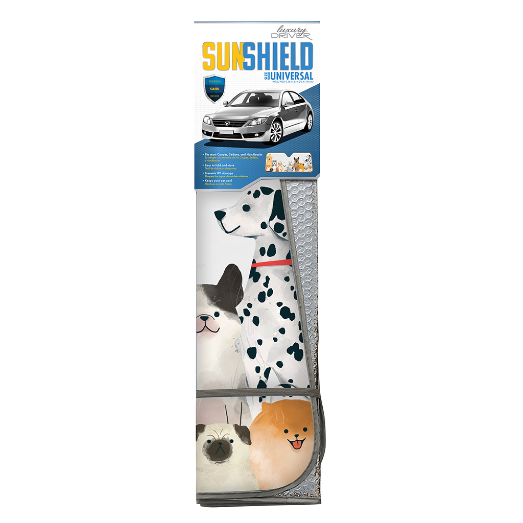 Luxury Driver Sun Shield Classic Dog's Life - Universal