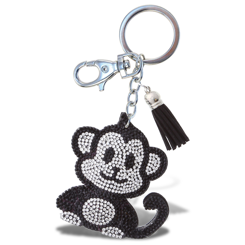 Sparkling Charms Keychain - Monkey