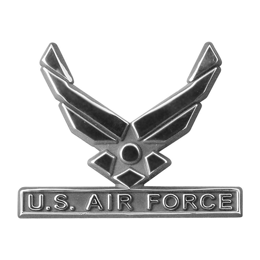 Chrome Auto Emblem - U.S. Air Force