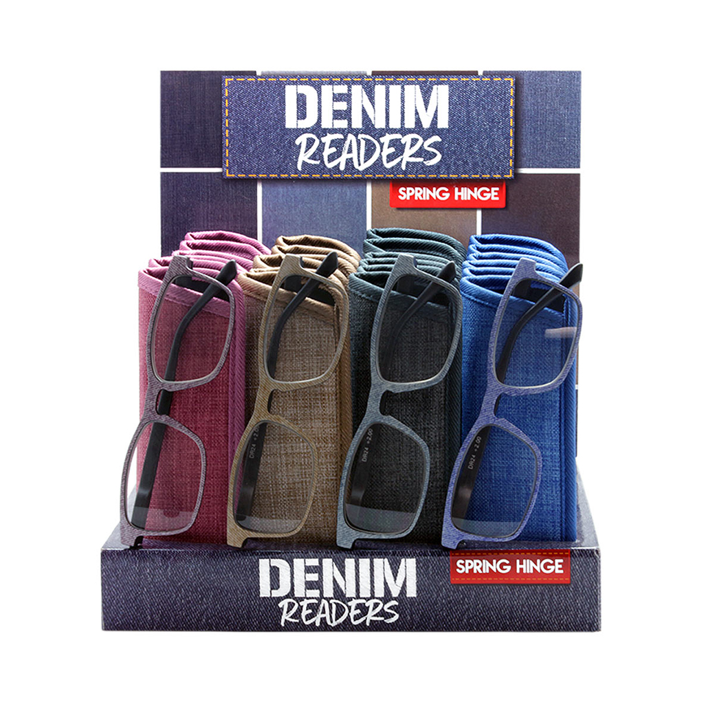 Denim Readers Display-24 pc