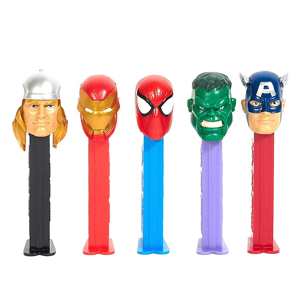 Pez Candy Marvel Heroes Display - 12 Piece