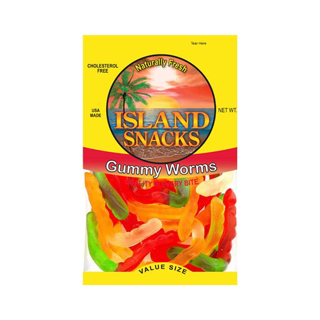 Fruity Gummy Worms CASE PACK 6