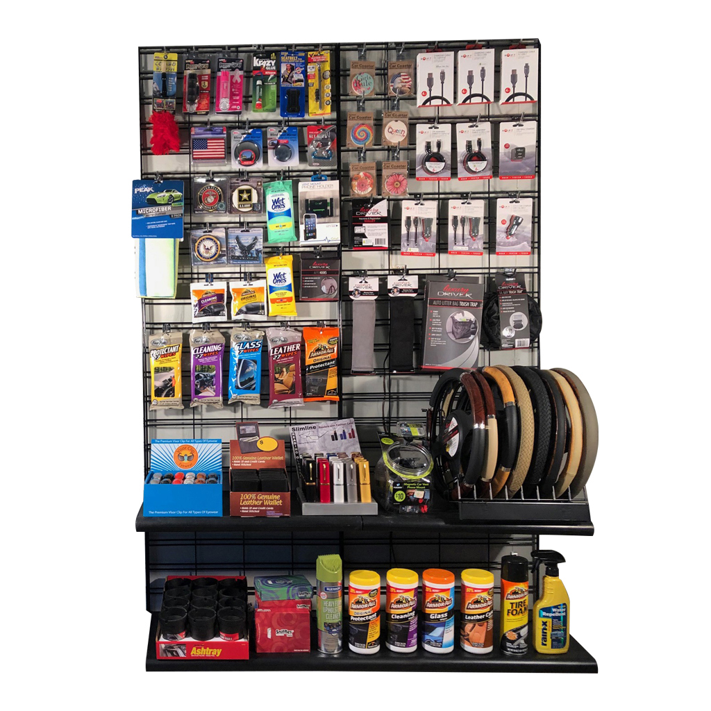 Car Accessories Program C, 4 Foot Full Planogram of Products