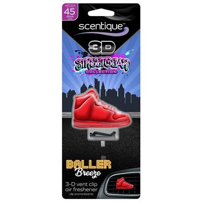 Scentique 3D Sneaker Air Freshener - Baller Breeze CASE PACK 6