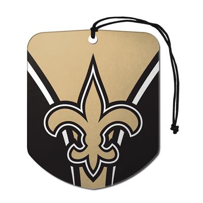 Sports Team Paper Air Freshener 2 Pack - New Orleans Saints CASE PACK 12