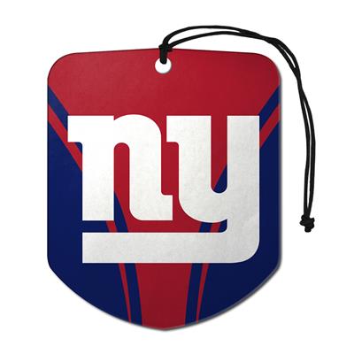 Sports Team Paper Air Freshener 2 Pack - New York Giants CASE PACK 12