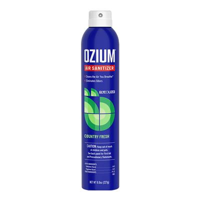 Ozium Air Sanitizer Spray Can 8 Ounce - Country Fresh CASE PACK 6