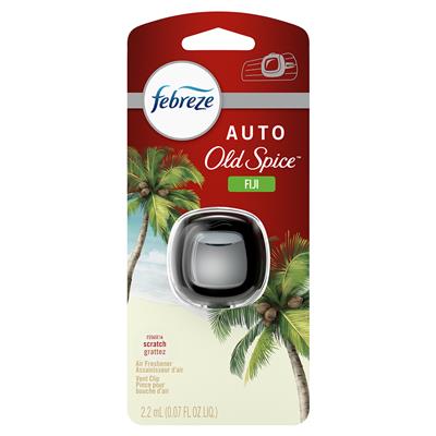 Febreze Auto Vent Air Freshener - Old Spice Fiji CASE PACK 4