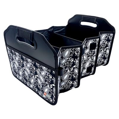 Luxury Driver Collapsible Paisley Grocery Tote Bag