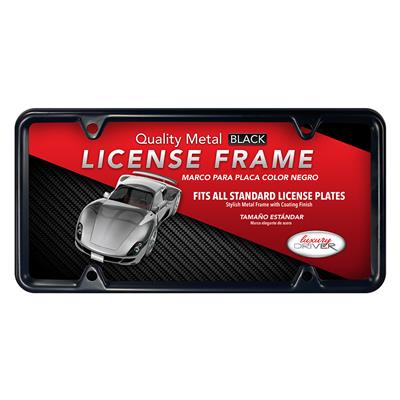 License Frame - Black