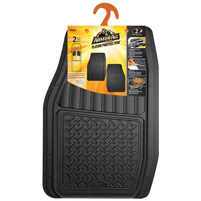 Armor All Rubber Truck/Suv 2 Piece Floor Mat - Black