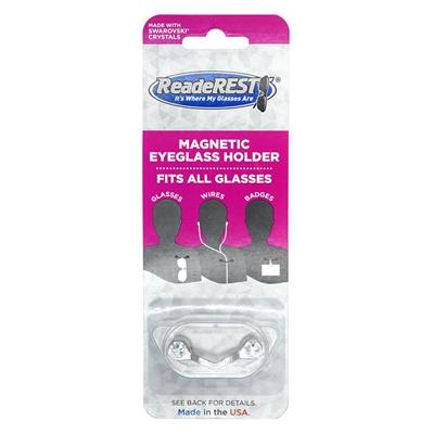 Readerest Crystal Magnetic Eyeglass Holder