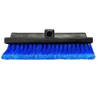 13 Inch Triangular Bi-Level PVC Feather Tip Bristle Brush - Blue CASE PACK 15