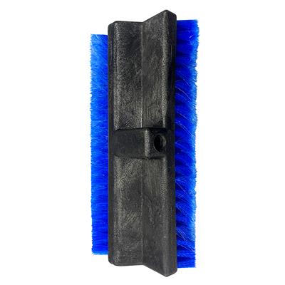 13 Inch Triangular Bi-Level PVC Feather Tip Bristle Brush - Blue CASE PACK 15