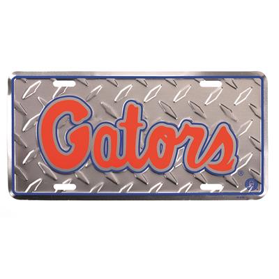 License Tag - Florida Gators - Diamond Cut