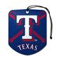 Sports Team Paper Air Freshener 2 Pack - Texas Rangers CASE PACK 12