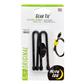 Nite Ize Gear Tie Reusable Rubber Twist Tie 6 inch 2 Pack Black CASE PACK 12