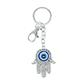 Sparkling Charms Keychain - Evil Eye Hamsa