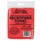 Luxury Driver 16 Inch x 16 Inch Microfiber Dry Vending Towel - 100ct  - Red